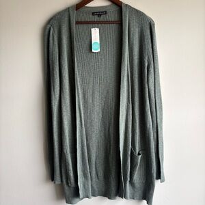 Love Ellie Olive Ribbed Cardigan L NWT Stitch Fix